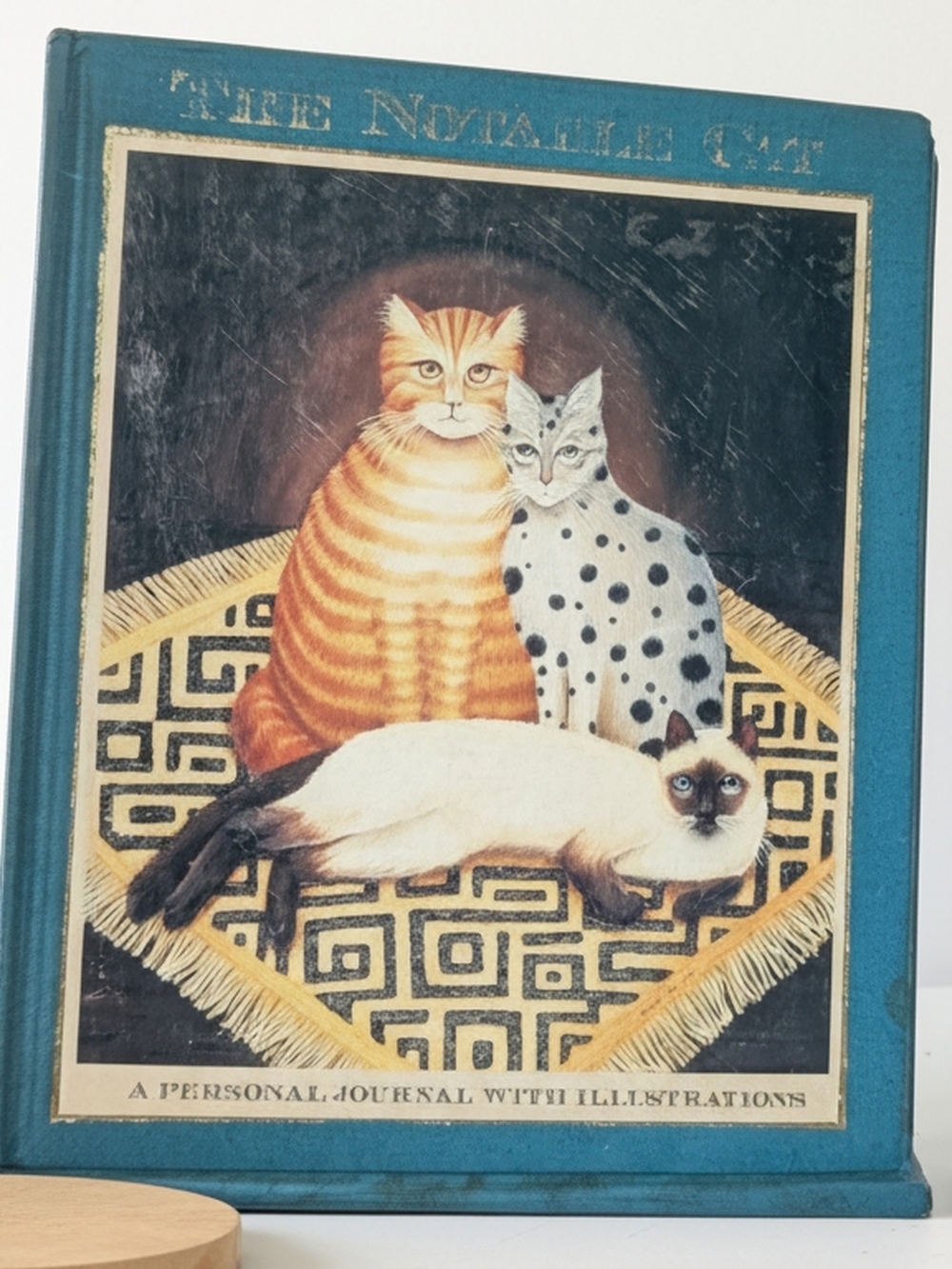 The Notable Cat Illustrated Cat Journal - Teal